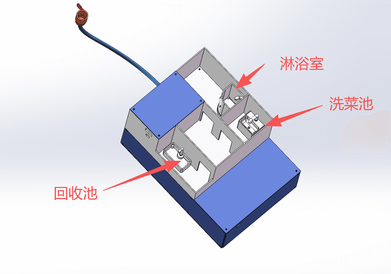 面向住宅楼宇的 AI 智能节水沙盘 过程照片 2