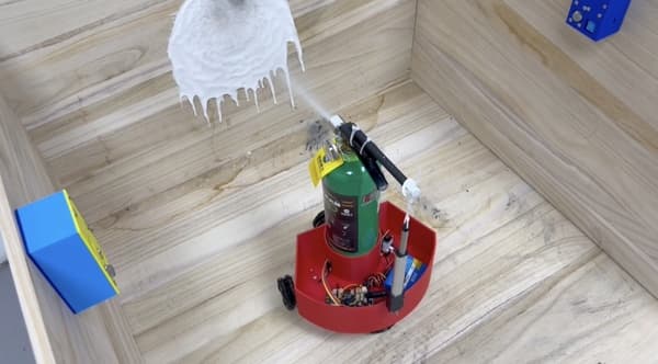 老旧小区楼梯间智能消防灭火装置 过程照片 5